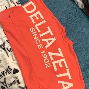 Delta Zeta Coral Long Sleeved Shirt